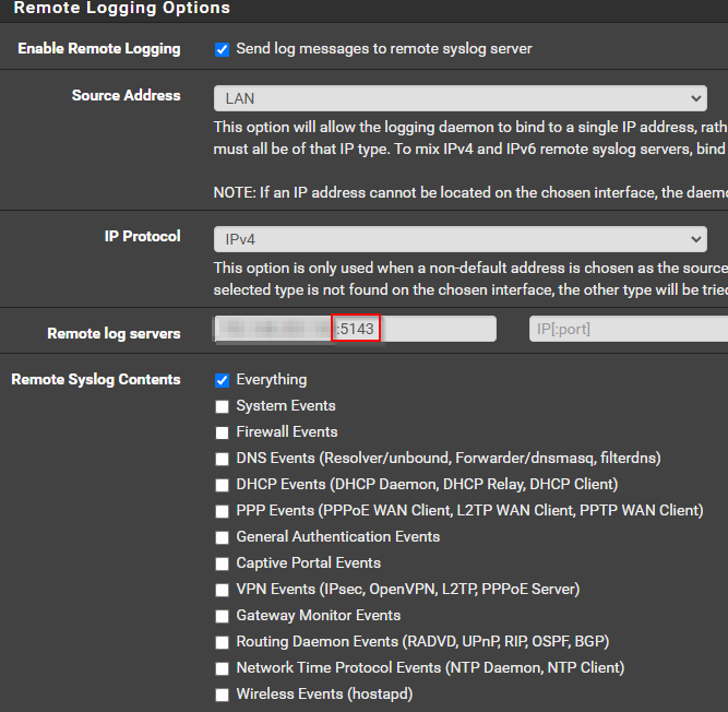 PFSense Settings 2