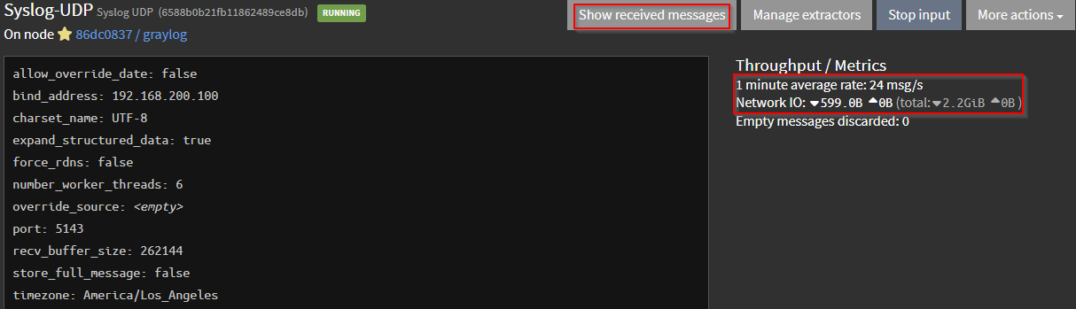 Verify Logs Received 1