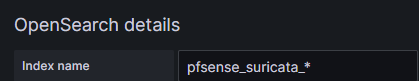OpenSearch Data Source Config Suricata